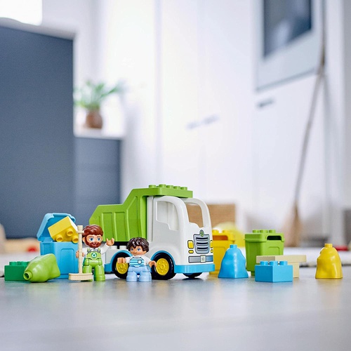  LEGO 듀프로 마을쓰레기수거차량과 재활용 10945 장난감 블록 