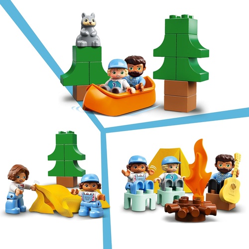  LEGO 듀프로 마을 즐거운 캠프 10946 블록 장난감 