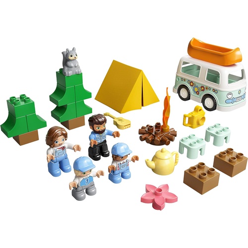  LEGO 듀프로 마을 즐거운 캠프 10946 블록 장난감 