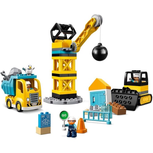  LEGO 듀플로 레킹볼 해체 공사 10932 블록 장난감