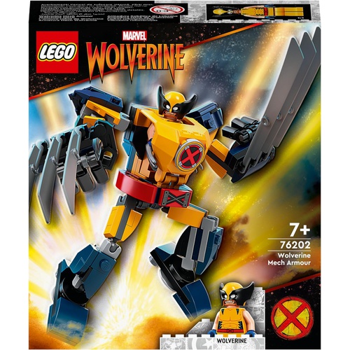  LEGO 슈퍼 히어로즈 울버린 메카 슈트 76202 장난감 블록