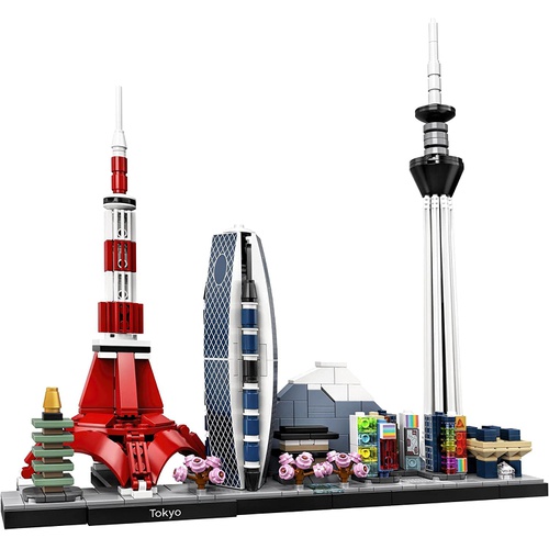  LEGO 아키텍처 도쿄 21051 장난감 블록
