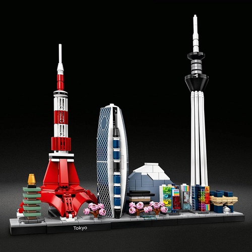  LEGO 아키텍처 도쿄 21051 장난감 블록