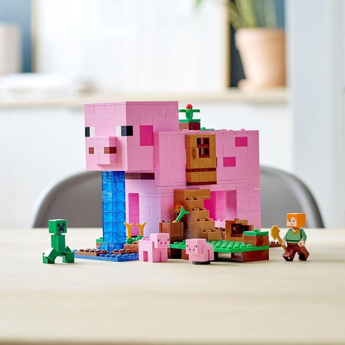  LEGO 마인크래프트 돼지 집 21170 장난감 블록 