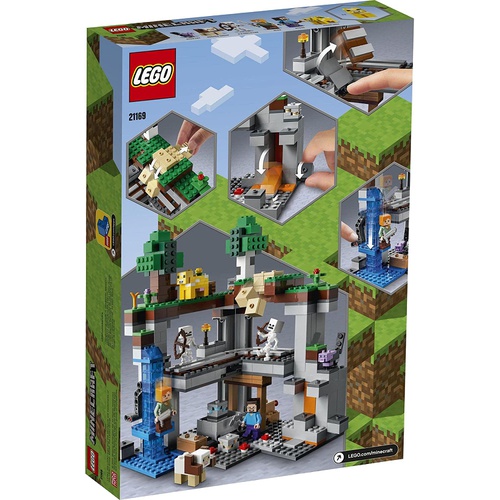  LEGO 마인크래프트 첫 번째 모험 21169 블록 장난감 