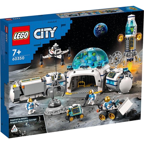  LEGO 시티 달 탐사 기지 60350 장난감 블록 