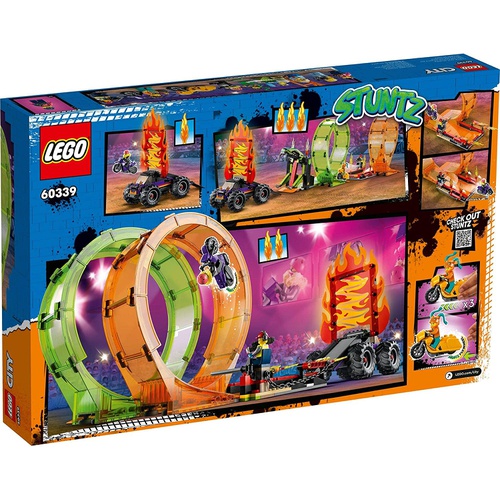  LEGO 시티 더블 루프 스턴트 아레나 60339 장난감 블록
