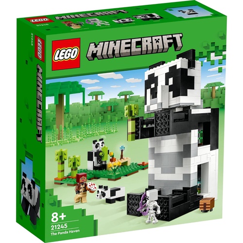  LEGO 마인크래프트 팬더의 낙원 21245 장난감 블록
