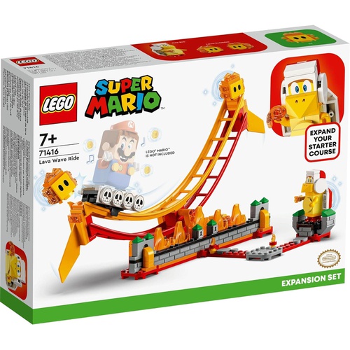  LEGO 슈퍼마리오 용암 리프트 밸런스 챌린지 71416 장난감 블록