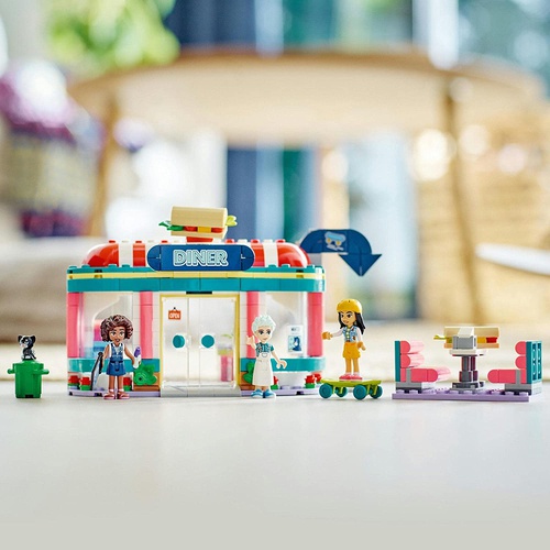 LEGO 프렌즈 하트 레이크 시티의 다이너 41728 장난감 블록