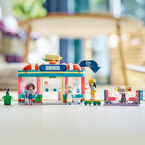  LEGO 프렌즈 하트 레이크 시티의 다이너 41728 장난감 블록
