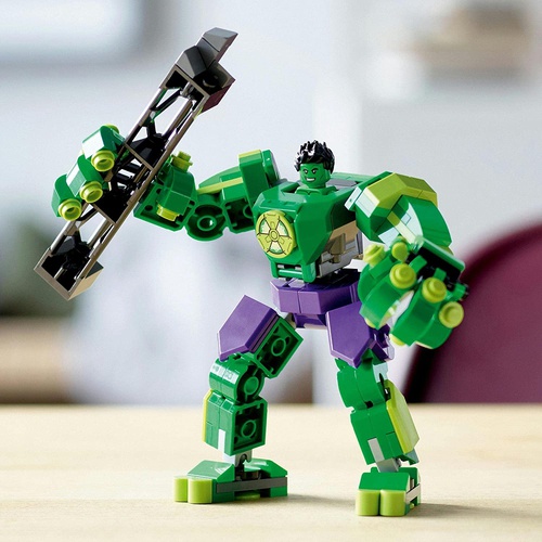  LEGO 슈퍼 히어로즈 마블 헐크 메카 슈트 76241 장난감 블록 