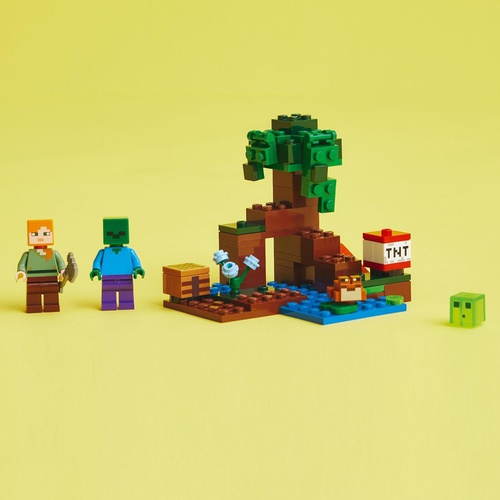  LEGO 마인크래프트 늪지대 모험 21240 장난감 블록선물