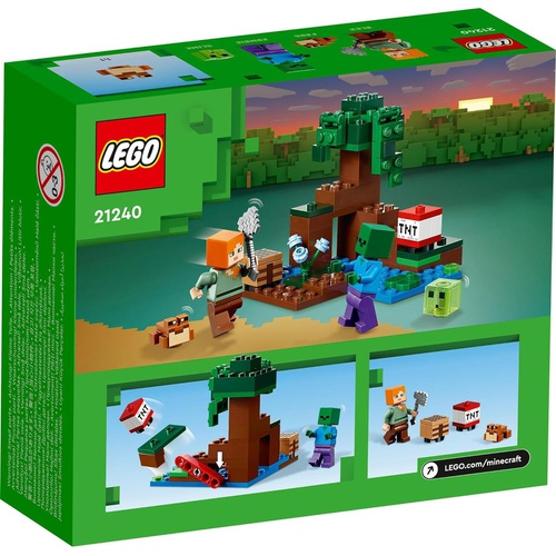  LEGO 마인크래프트 늪지대 모험 21240 장난감 블록선물