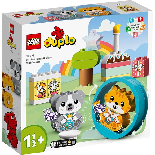  LEGO 듀프로 강아지와 아기고양이 10977 장난감 블록