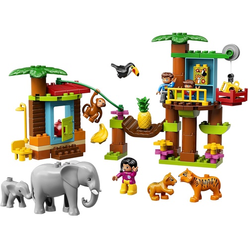  LEGO 듀프로 세계 동물 정글 탐험 10906 교육완구 블록 장난감