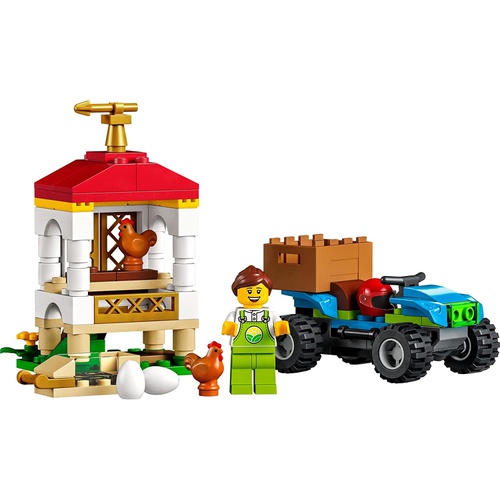  LEGO 시티 닭장 60344 장난감 블록