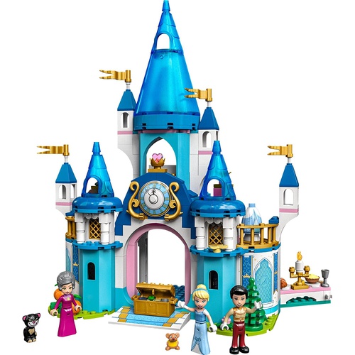  LEGO 디즈니 프린세스 신데렐라와 프린스 차밍의 멋진 성 43206 장난감 블록