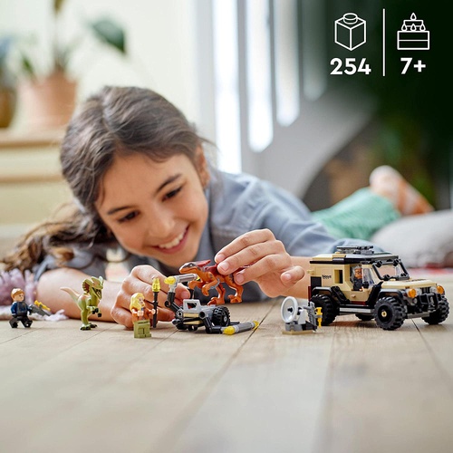  LEGO 쥬라기 월드 필로랩토르와 딜로포사우루스 수송 76951 장난감 블록