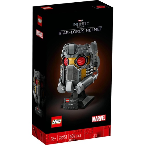  LEGO 슈퍼 히어로즈 마블 스타 로드 헬멧 76251 장난감 블록