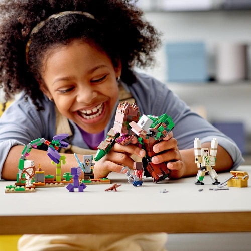  LEGO 마인크래프트 정글의 마물 21176 장난감 블록