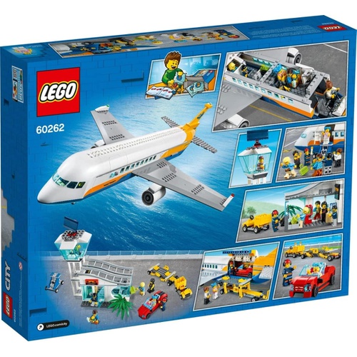  LEGO 시티 승객 에어플레인 60262 장난감 블록