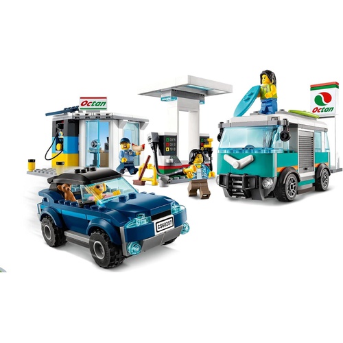  LEGO 시티 주유소 60257 블록 장난감