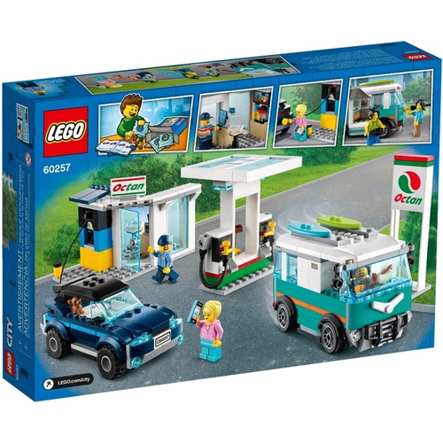  LEGO 시티 주유소 60257 블록 장난감