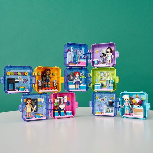  LEGO 프렌즈 큐비즈 스테파니 디저트 키친 41401 블록 장난감