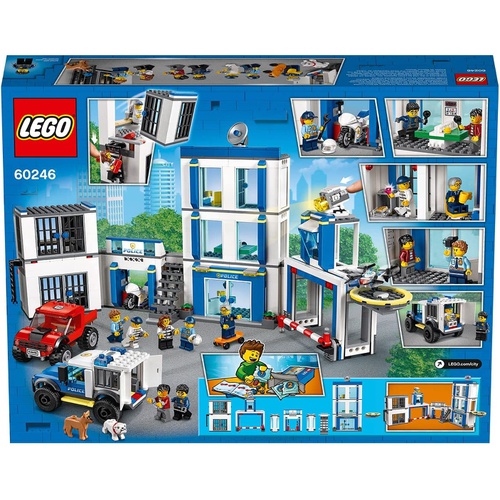  LEGO 시티 폴리스 스테이션 60246 블록 장난감