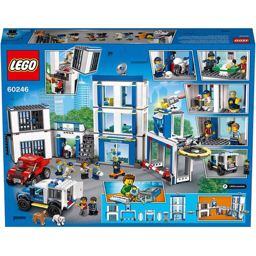  LEGO 시티 폴리스 스테이션 60246 블록 장난감