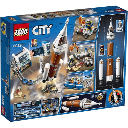  LEGO 시티 초거대 로켓과 지령본부 60228 블록 장난감 