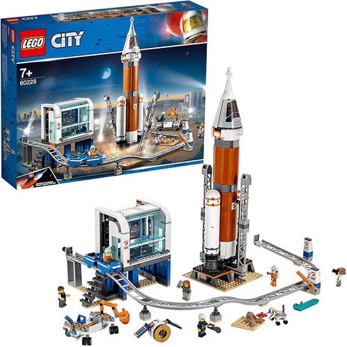  LEGO 시티 초거대 로켓과 지령본부 60228 블록 장난감 