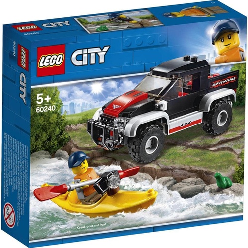  LEGO 시티 카약과 오프로드카 60240 블록 장난감 