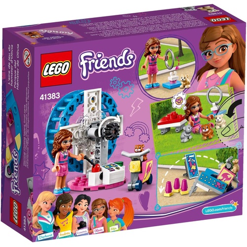  LEGO 프렌즈 올리비아와 햄스터 플레이랜드 41383 블록 장난감