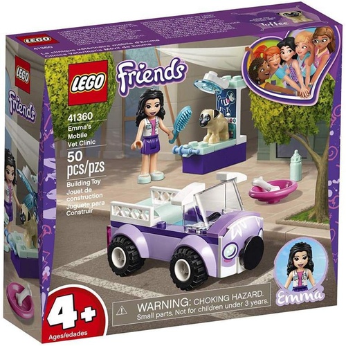  LEGO 프렌즈 엠마의 동물 클리닉카 41360 블록 장난감 