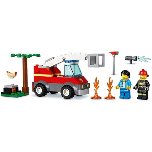  LEGO 시티 바비큐 화재 60212 블록 장난감 