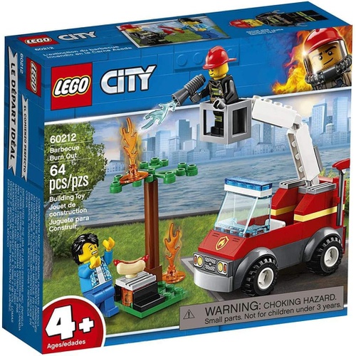  LEGO 시티 바비큐 화재 60212 블록 장난감 