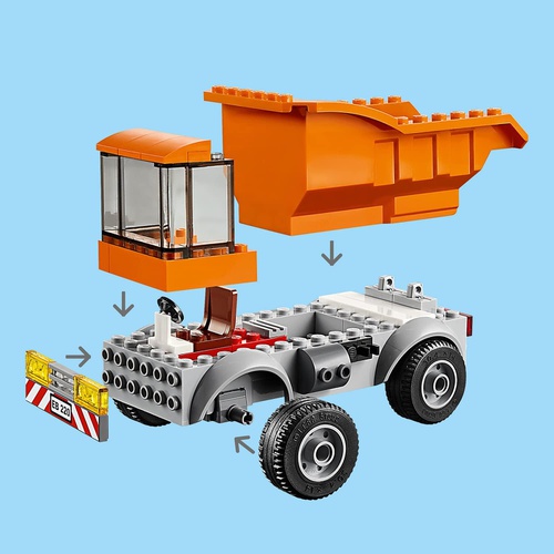  LEGO 시티 쓰레기 수거 트럭 60220 블록 장난감 