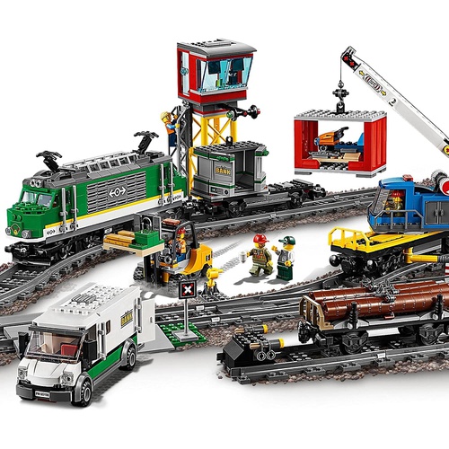  LEGO 시티 화물열차 60198 장난감전차 블록 장난감