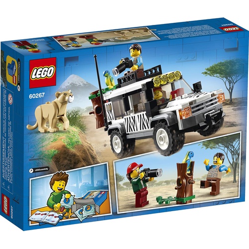  LEGO 시티 사파리 오프로더 60267 블록 장난감