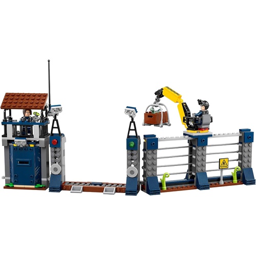  LEGO 쥬라기 월드 딜로포사우루스 기지 공격 75931 블록 장난감
