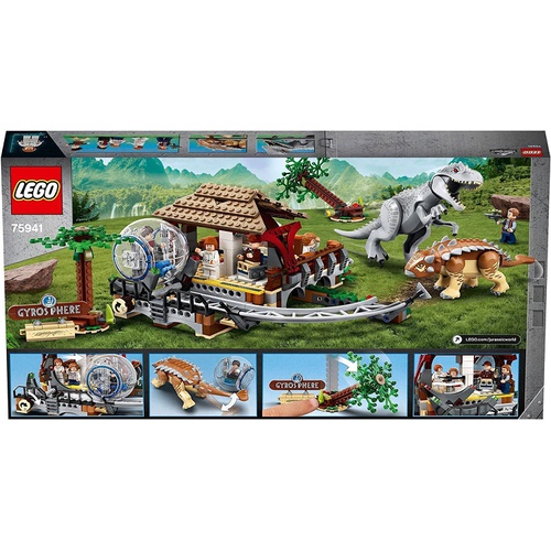  LEGO 쥬라기 월드 인도미나스 렉스 vs 앙킬로사우루스 75941 블록 장난감 