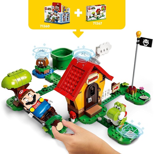  LEGO 슈퍼마리오 요시와 마리오 하우스 71367 장난감 블록