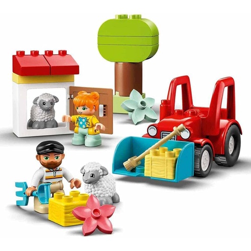  LEGO 듀프로 나죠 트랙터와 동물들 10950 장난감 블록 