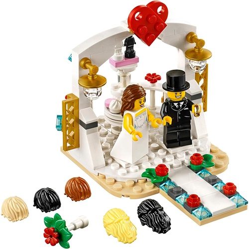  LEGO 결혼식 답례품 세트 40197 장난감 블록 