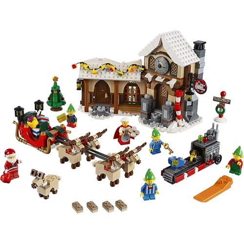  LEGO 산타 워크숍 10245 블록 장난감 
