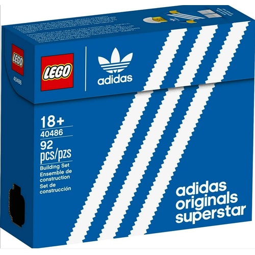  LEGO 미니 아디다스 오리지널 슈퍼스타 40486 블럭 장난감