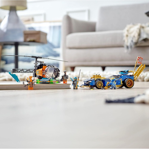  LEGO 닌자고 제이와 냐의 닌자 레이스카 EVO 71776 장난감 블록