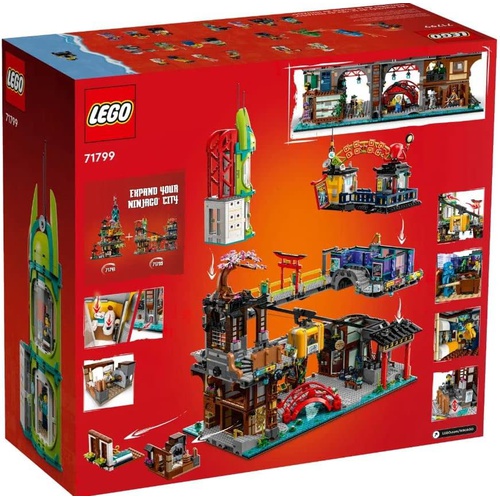  LEGO 닌자고 시티 마켓 71799 장난감 블록